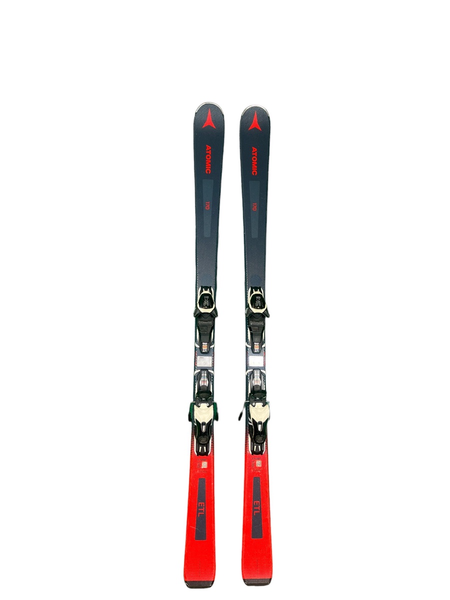 Ski Atomic ETL 170 Cm + Fixations Tyrolia 10 – Piste, Débutant, Ex-location