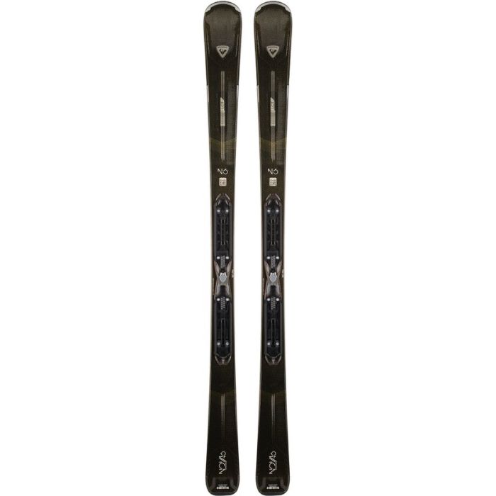 Rossignol Nova 6 - 2024: Nahaufnahme der Skispitzen und Bindungen.