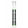 Atomic Redster SC 178 cm ski paar vooraanzicht met witte, zwarte en groene kleurstelling en Atomic M 10 GW bindingen, tentoongesteld in een skiwinkel