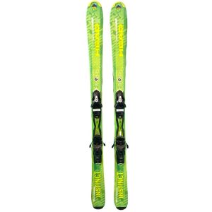 Head Pure Instinct ski's met bindingen, gezien vanaf boven, op witte achtergrond.