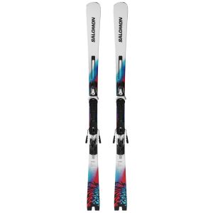 Sci Salomon Addikt Pro 2025: vista frontale con attacchi montati.